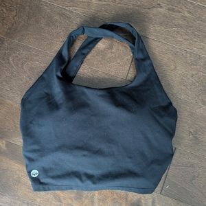 Senita Athletics black Harmony Crop